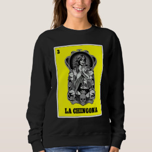 Mexikanische Lotterie für Frauen Chula Chicana La  Sweatshirt