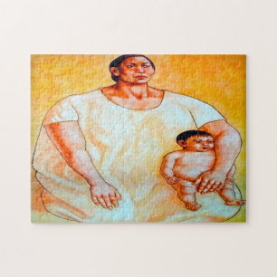 Mexikanische Mauer Murals. Puzzle