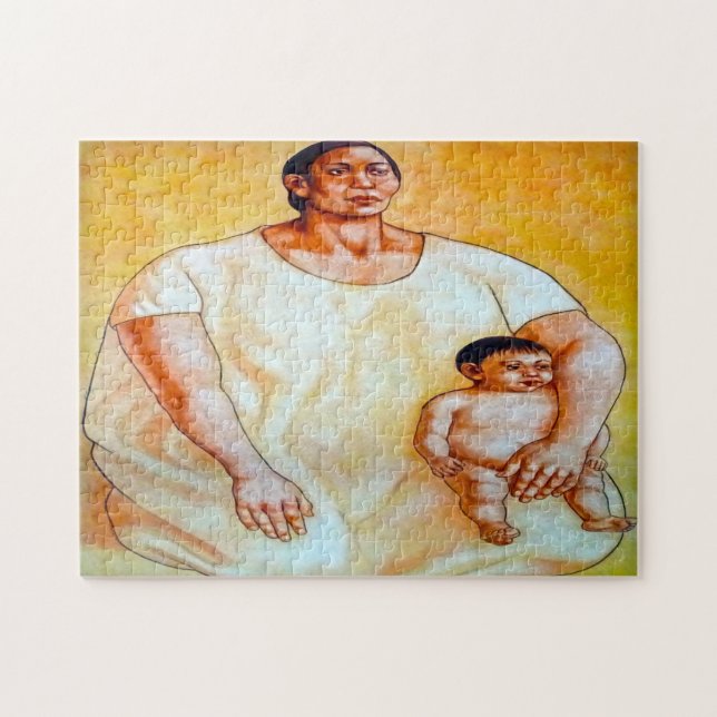 Mexikanische Mauer Murals. Puzzle (Horizontal)