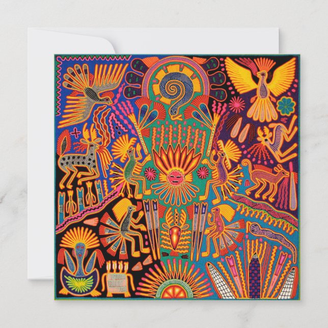 Mexikanische Maya Aztec LatinX Latina Einladung (Vorderseite)