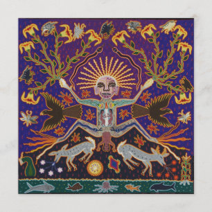 Mexikanische Mayan Aztec Goddess Ethnischer Stamme Einladung