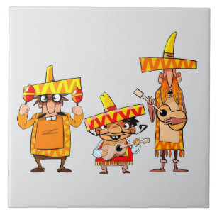 mexikanische Musiker  Fliese