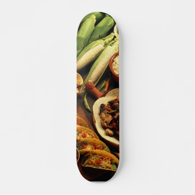 Mexikanische Nahrung Skateboard (Vorne)