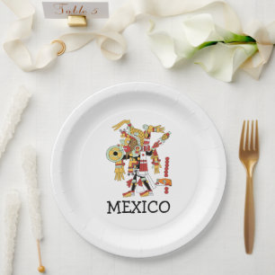mexikanische Papierplatte Pappteller