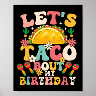 Mexikanische Party Cinco De Mayo Lasst uns über me Poster