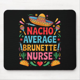 Mexikanische Party Cinco de Mayo Nacho-Durchschnit Mousepad