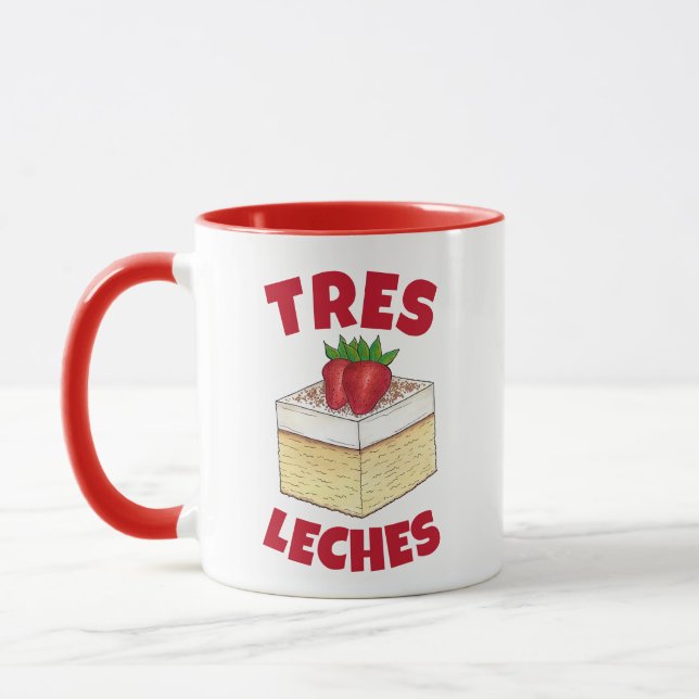 mexikanische Pastel de Tres Leches Cake Baking Des Tasse (Links)