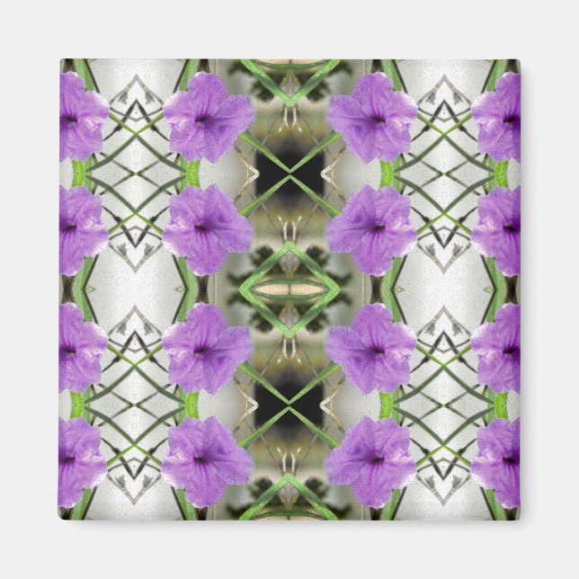 Mexikanische Petunien und Latticework Magnet (Vorne)