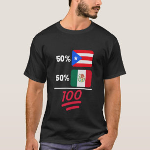 Mexikanische Plus Puerto-ricanische Mix-DNA-Herita T-Shirt