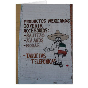 Mexikanische Produkte Zeichen in Washington, Iowa