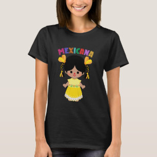 Mexikanische Puppe, María, Mazahua, Lele -Maria - T-Shirt