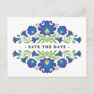 Mexikanische Save the Date-Postkarte Postkarte