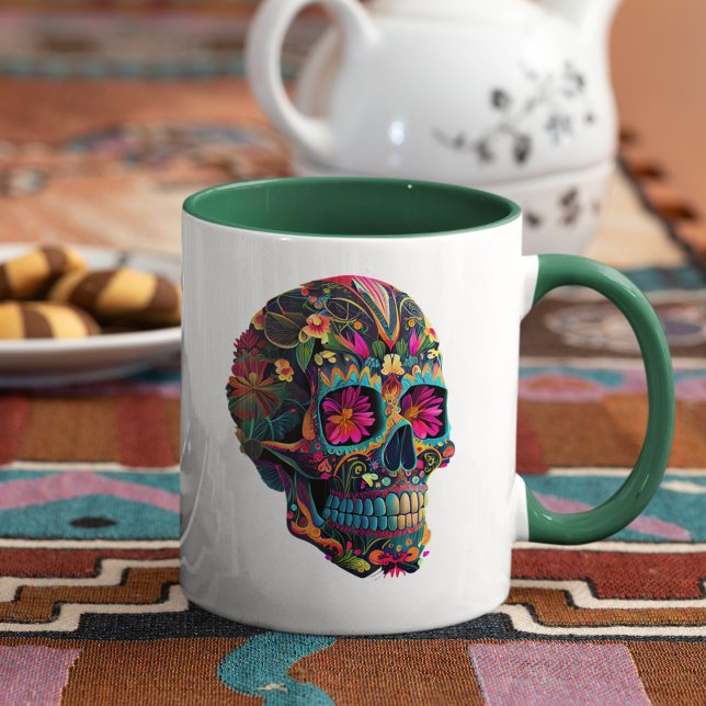 Mexikanische SchädelTasse Tasse (Von Creator hochgeladen)
