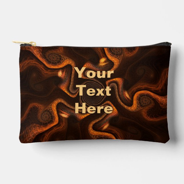 Mexikanische Schokolade Zubehörtasche (Vorderseite)