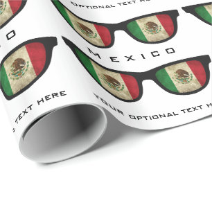 mexikanische Shades-Verpackung für Sondertext und  Geschenkpapier