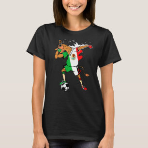 Mexikanische Stadt Camel Mexico Flag Fußball-Fußba T-Shirt