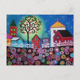 MEXIKANISCHE STADT POSTCARD POSTKARTE