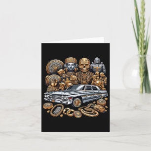 Mexikanische Straßenkultur Lowrider Latino Cinco D Karte