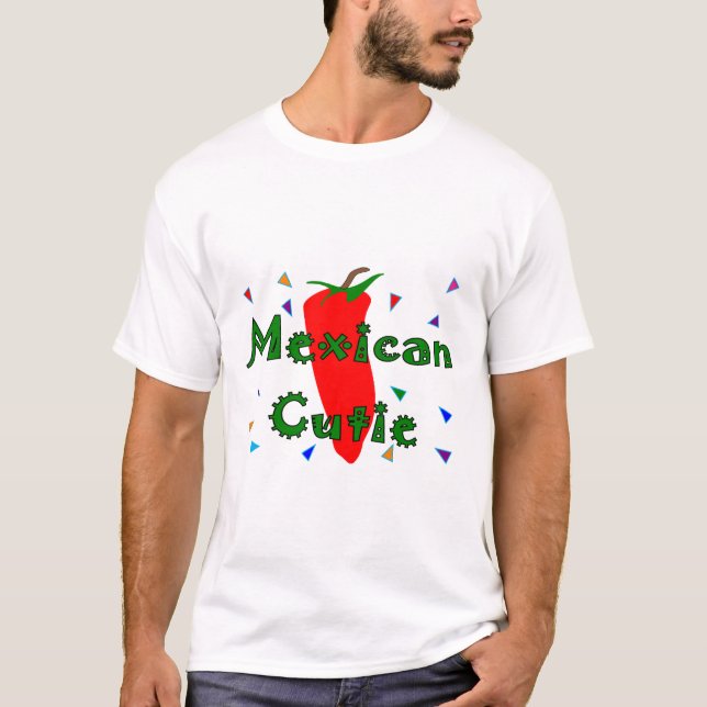 Mexikanische Süsse-rote Paprika-Pfeffer-T - Shirts (Vorderseite)