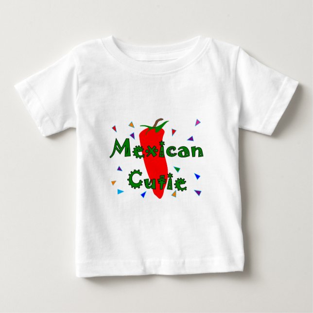Mexikanische Süsse-rote Paprika-Pfeffer-T - Shirts (Vorderseite)