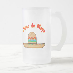 Mexikanische T - Shirts und Geschenke Sombrero Mattglas Bierglas