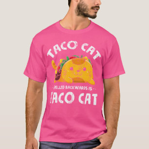 Mexikanische Tacos Lustige Katze Tier Foodie Mexik T-Shirt