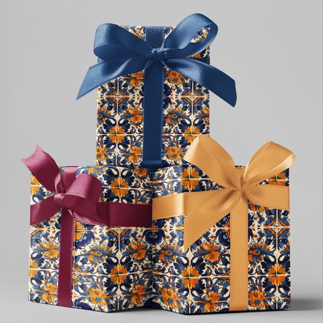 Mexikanische Talavera-Fliesen-Töpferei Geschenkpapier (Von Creator hochgeladen)