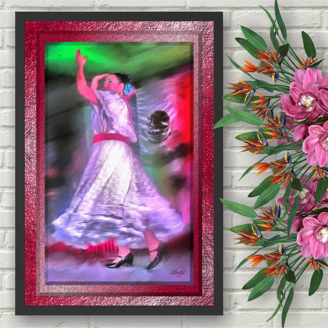 Mexikanische Tänzerin 0175 Kunstprint Poster (Von Creator hochgeladen)