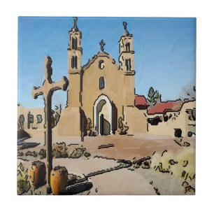 Mexikanische Tile, alte spanische Mission Fliese