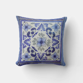 mexikanische Tile | Talavara | Mexiko-Keramik Kissen