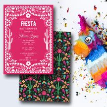 Mexikanische traditionelle Floral Fiesta Rosa Baby