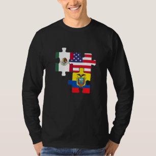 mexikanische und ecuatorianische Wurzeln und die F T-Shirt