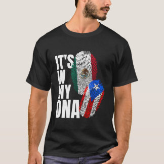 mexikanische und puerto-amerikanische DNA-Mischung T-Shirt