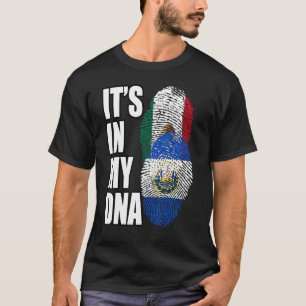 mexikanische und salvadorianische Heritage-Flagge T-Shirt