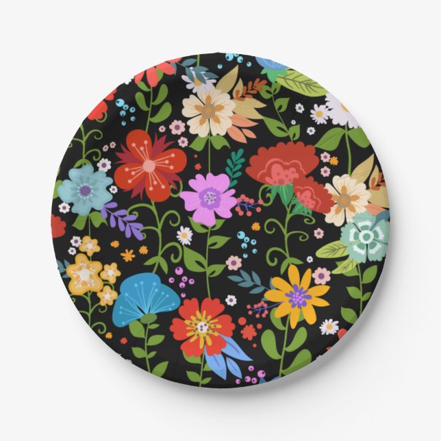 Mexikanische Volkshochzeit Pappteller (Vorderseite)