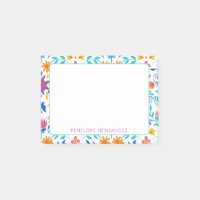 Mexikanische Volkskunst Personalisiert Fiesta Post