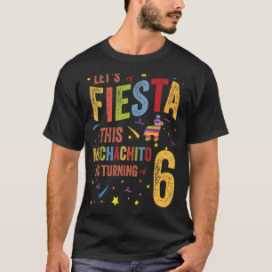 Mexikanischer 6. Geburtstag Lasse Fiesta This Much T-Shirt