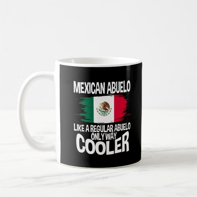 Mexikanischer Abuelo Latino Großvater Geschenk Kaffeetasse (Links)