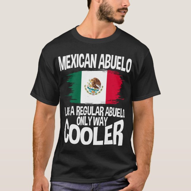 Mexikanischer Abuelo Latino Großvater Geschenk T-Shirt (Vorderseite)