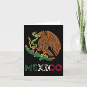 Mexikanischer Adler Emblem mexikanische Flagge mex Karte