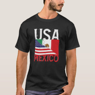 Mexikanischer Adler Usa Fahne mexikanische Flagge T-Shirt