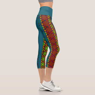 Mexikanischer Amerikaner Fiesta 2 Capri Leggings