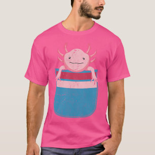 Mexikanischer Amphibien Niedliches Pocket Salamand T-Shirt
