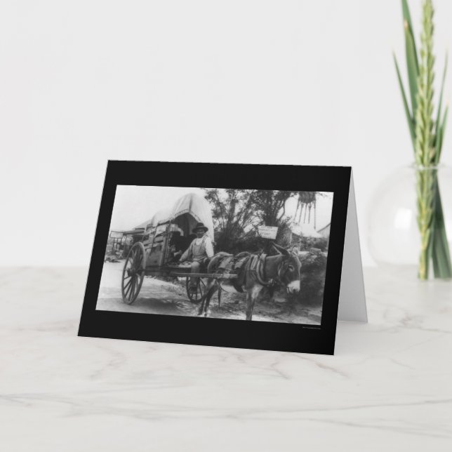 Mexikanischer Auswanderungswagen 1912 Karte (Vorderseite)