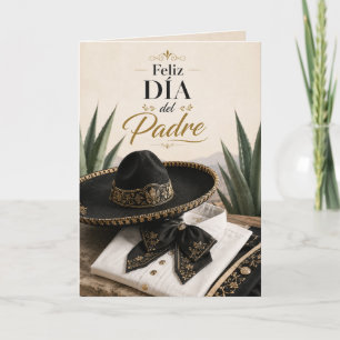 Mexikanischer Charro Vatertag Feliz Día del Padr Karte