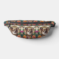 Mexikanischer Chihuahua-Hund Retro-Tasche 4