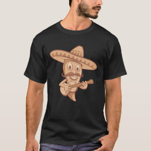 Mexikanischer Chili Mariachi Guitar Musician T-Shirt