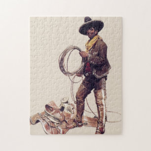 „Mexikanischer Cowboy“ von W Herbert Dunton  Puzzle
