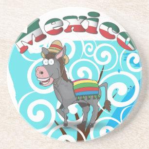 mexikanischer Donkey Getränkeuntersetzer