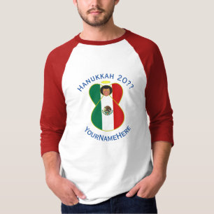 Mexikanischer Engel Hanukkah Personalisieren Langa T-Shirt
